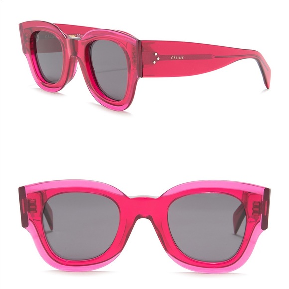 Celine Accessories - NWT Céline Petrol Zoe Sunglasses Pink Fuschia